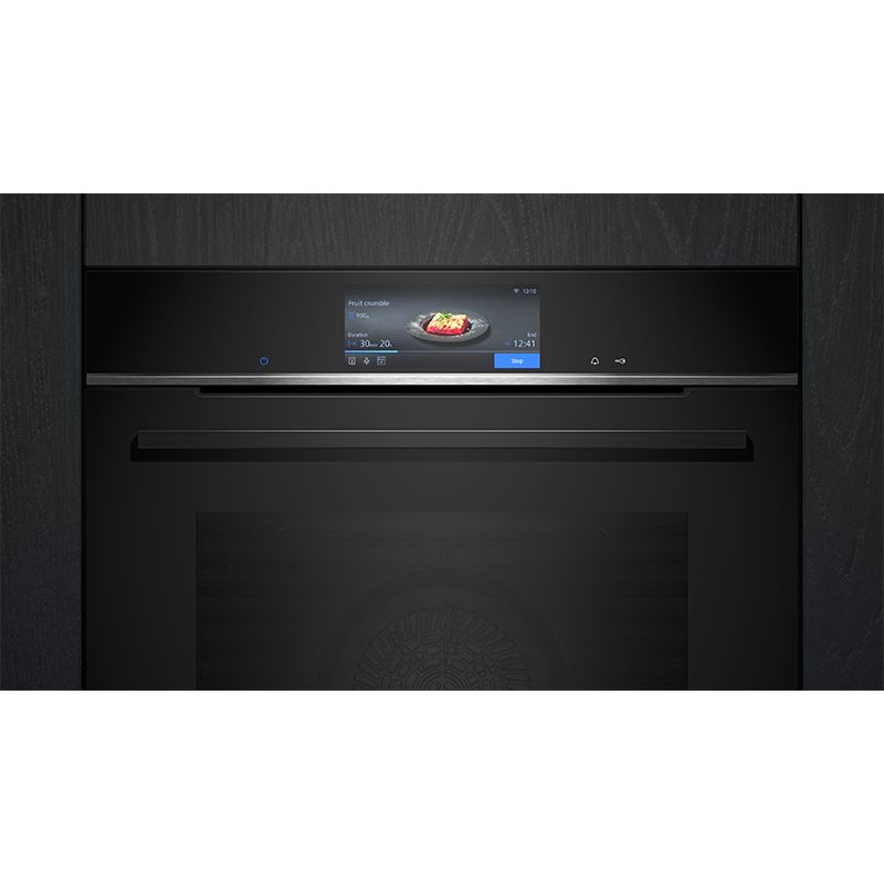 iQ700, Four Siemens intégrable avec sonde cuisson , 60 x 60 cm, Noir  HB778G3B1 - Meg diffusion