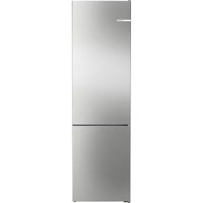 réfrigérateur combiné gamme exclusiv pose libre, 203 x 60 cm, inox anti trace de doigts bosch kgn39eicf