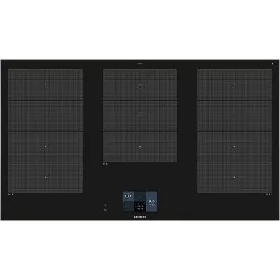 iq700, table à induction, 90 cm, noir, avec cadre siemens ex975kxw1e
