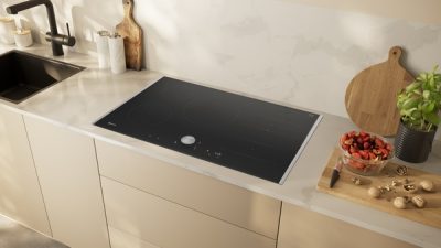 n 90, table à induction, 80 cm, noir, avec cadre neff t68ttv4l0