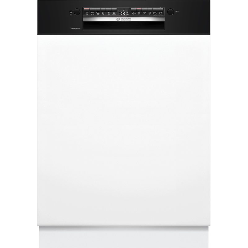 Série 4, Lave-vaisselle encastrable avec bandeau, 60 cm, Blanc Bosch  SMI4HTW35E - Meg diffusion