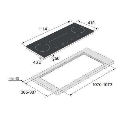 table de cuisson à induction hid144mc