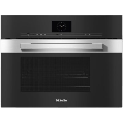four vapeur micro ondes avec raccordement à l’eau cuisson saine et réchauffage rapide avec connectivité et cuisson de menus. miele dgm 7645
