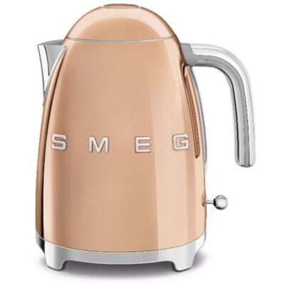 smeg bouilloire 1.7 l rose cuivré années 50 klf03rgeu