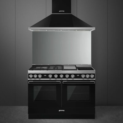 centres de cuisson portofino 120cm smeg cpf120igmpbl