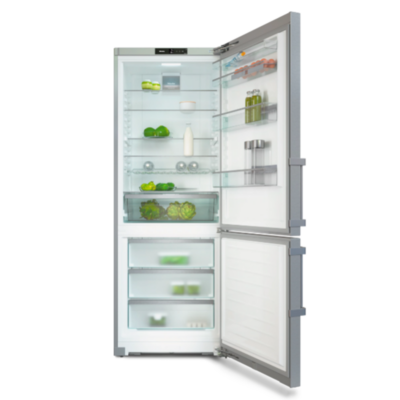 réfrigérateur/congélateur posable avec dailyfresh et nofrost en 75 cm de large pour un grand espace de rangement. miele kfn 4796 cd