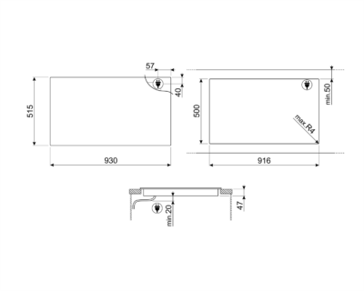 table de cuisson universel sia1963d