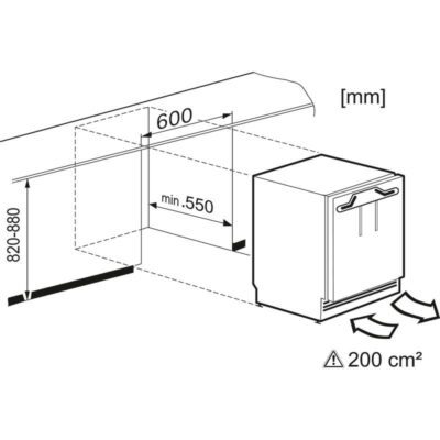 réfrigérateur sous encastrable avec un chariot coulissant pratique de format compact. miele k 31252 ui 1