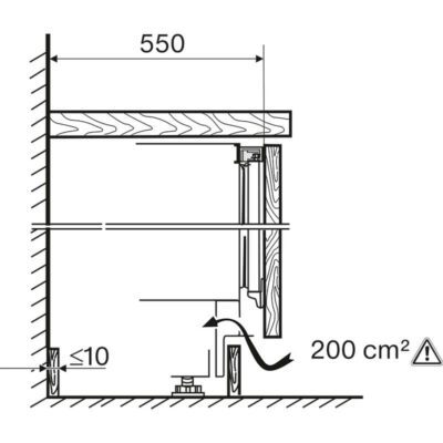 réfrigérateur sous encastrable avec un chariot coulissant pratique de format compact. miele k 31252 ui 1