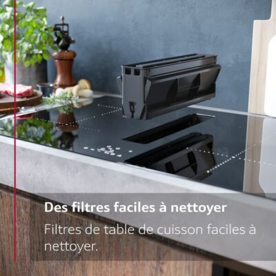 n 70, table induction aspirante, 70 cm, avec cadre neff v57thq4l0