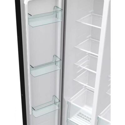 réfrigérateur américain pas cher, avec distributeur d'eau, froid brassé. hisense rs711n4wfe