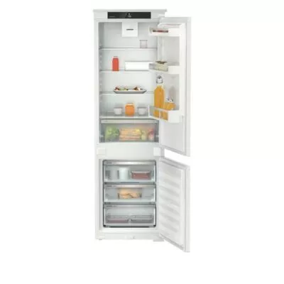 réfrigérateur combiné intégrable liebherr icnse5103 22 avec portes à glissières.