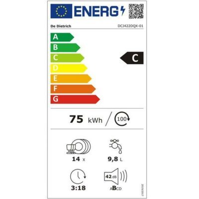 lave vaisselle de dietrich tout intégrable dcj422dqx