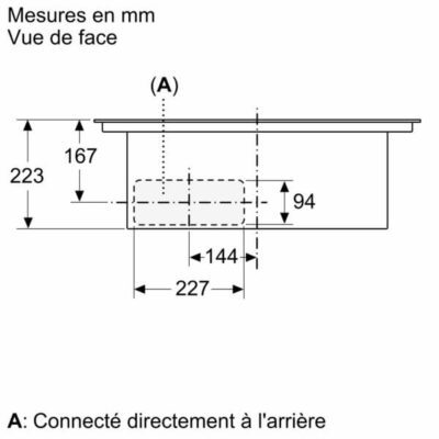 n 70, table induction aspirante, 70 cm, avec cadre neff v57thq4l0