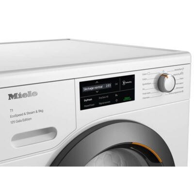 sèche linge miele pompe à chaleur, 9kg et diffuseur de parfum. tcl 680 wp 125 gala edition