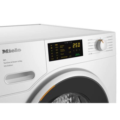 lave linge miele 8kg : avec a 10 %, steamcare et twindos pour un excellent soin du linge. wwb680 wcs 125 edition