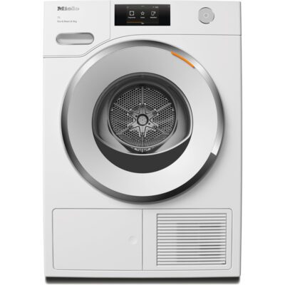 sèche linge pompe à chaleur a+++ 10 % i 9 kg i m touch i steamfinish i silencedrum miele twr780wp eco&steam&9kg