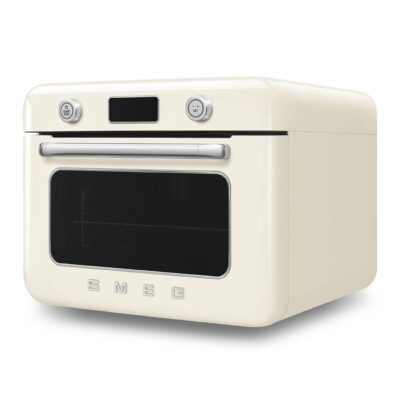 mini four vapeur posable smeg cof01creu