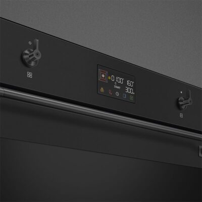 four 60 cm vapor clean noir micro ondes combiné esthétique classica so6302m2n