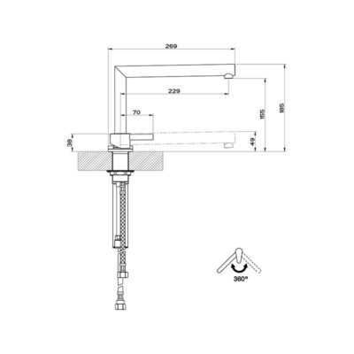 mitigeur gessi 50107#031
