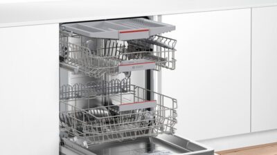 série 6, lave vaisselle tout intégrable, 60 cm, porte à glissières smh6ycx02e