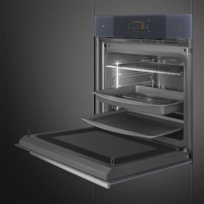 four 60 cm vapor clean neptune grey smeg so6106wapg