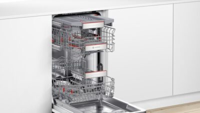 lave vaisselle bosch série 6, tout intégrable, 45 cm spv6ymx08f