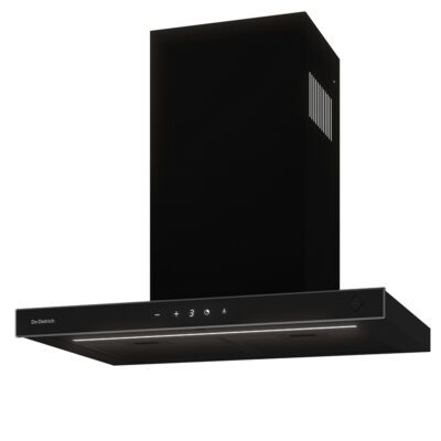 Hotte murale De Dietrich 60cm, noire. De Dietrich DHB46740B