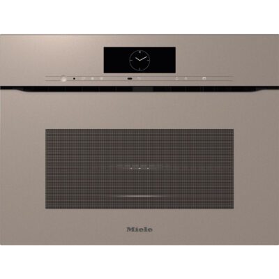 four combiné micro ondes miele sans poignée h 7840 bmx pearlbeige avec thermosonde.