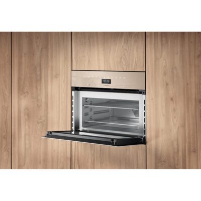 four miele combiné micro ondes sans poignée h 7440 bmx perle beige