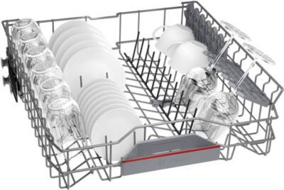 lave vaisselle bosch série 6,encastrable avec bandeau acier brossé, perfectdry. smi6zcs10e