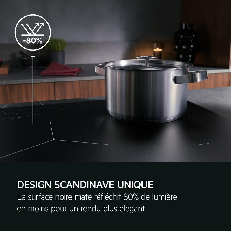 aeg ti63iq10iz – table induction 60 cm série 7000 senseboil saphirmatt