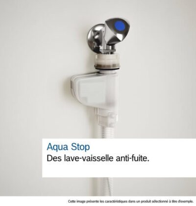 lave vaisselle bosch série 6,encastrable avec bandeau acier brossé, perfectdry. smi6zcs10e