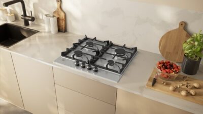 table gaz neff n 70, 60 cm, inox t26cip8n0