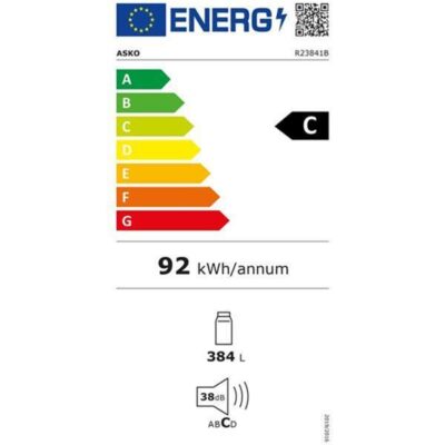 réfrigérateur 1 porte noire asko r23841b
