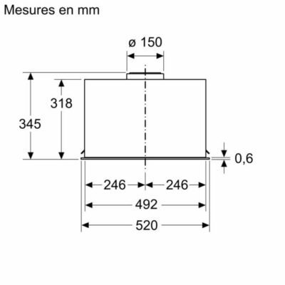 n 70, groupe filtrant, 52 cm, inox neff d54nac1n0
