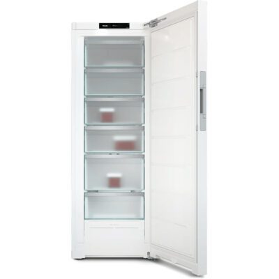 congélateur posable 239l, miele fn 4844 c blanc