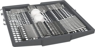 iq500, lave vaisselle sous plan, 60 cm, acier brossé noir anti traces siemens sn15ec06cs