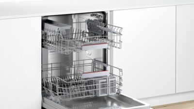série 4, lave vaisselle tout intégrable, 60 cm bosch smv4ebx33e