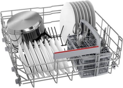 série 4, lave vaisselle pose libre bosch exclusiv, 60 cm, blanc sms4ebw33e