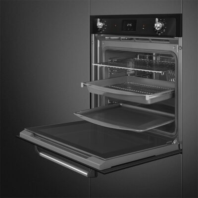 four 60 cm pyrolyse noir chaleur tournante esthétique victoria sop6900tn