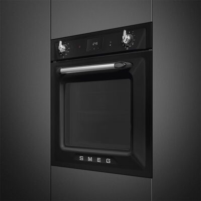 four 60 cm pyrolyse noir chaleur tournante esthétique victoria sop6900tn