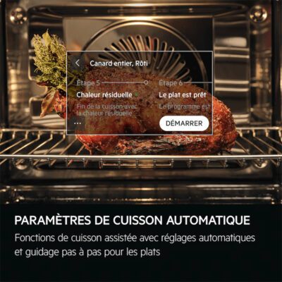 four aeg vapeur 8000 mealassist avec steampro tp8sb731at