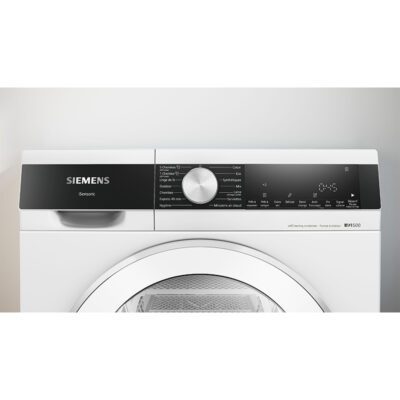 sèche linge pompe à chaleur extraklasse iq500, 9 kg, blanc wq45g20mfr