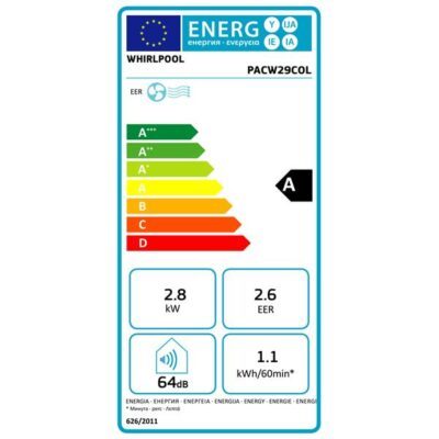 climatiseur mobile whirlpool pacw29col