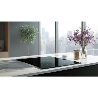table induction 4 foyers et ses deux zones bridge airlux ati642bsl