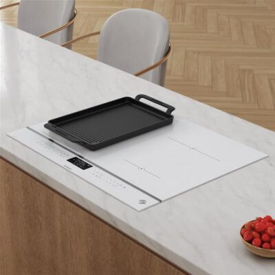 table induction 65cm blanche de dietrich dtri443w