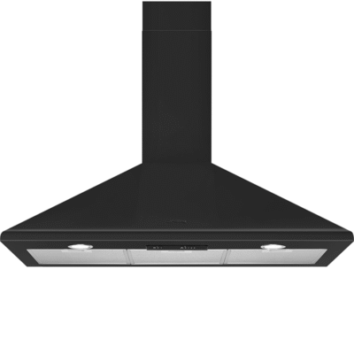 hotte décorative murale noir mat esthétique victoria ksed95mbl