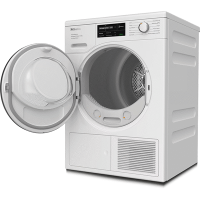 sèche linge pompe à chaleur t1 : 9 kg i comfortsensor i steamcare i silencedrum i drycare 40 miele tel685wp 125 gala ed.