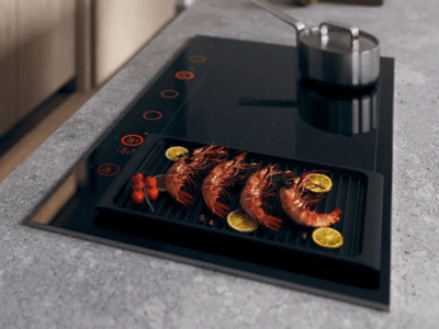 table de cuisson à induction 90cm avec sonde cuisson asko hid956mfc